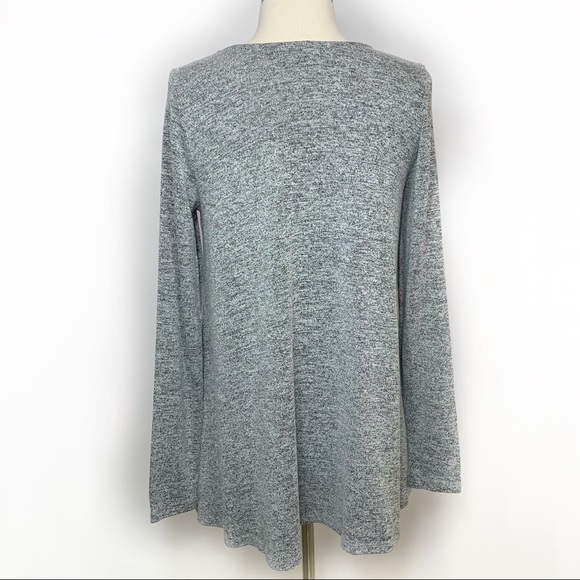 Anthropologie Postmark Grey Long Sleeve Shirt - Picture 4 of 6